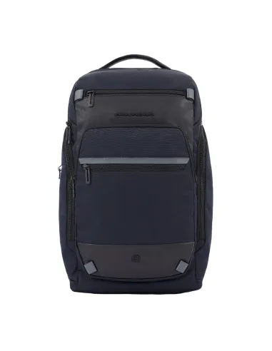 Piquadro Keith 15.6" laptop backpack with anti-fraud protection black