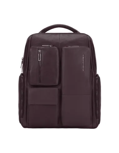 Piquadro Ronnie Großer Computer und iPad®Pro 12,9" Rucksack braun