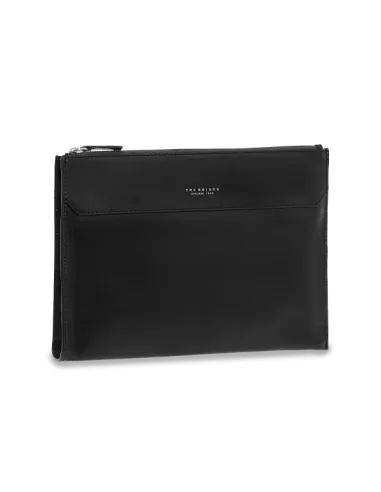 The Bridge Dante leder Clutch-Tasche schwarz