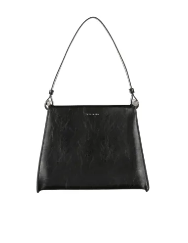 Trussardi Arcas Ledertasche schwarz