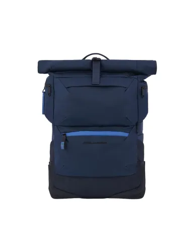 Piquadro Corner 2.0 15.6" Laptop Backpack blue