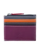Mywalit Slim credit card pouch with zipped pocket for coins Chianti