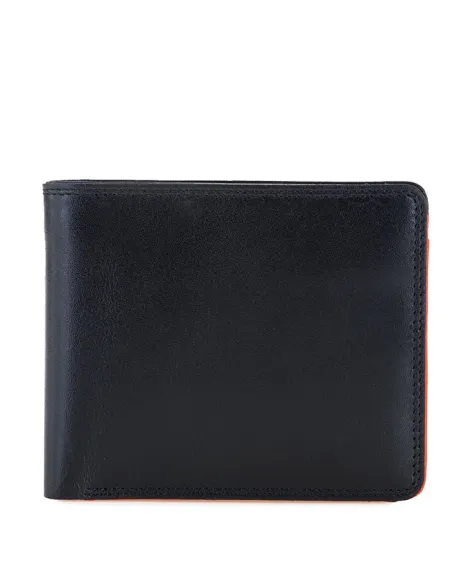 Portafogli uomo con porta monete Mywalit Black-Orange