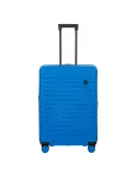Brics Ulisse 4-wheel expandable medium trolley electric blue