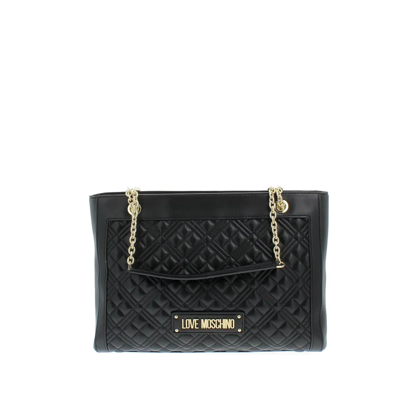 Love Moschino Quilted shopping bag black