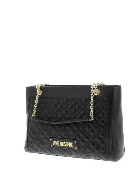 Love Moschino Quilted shopping bag black