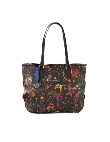 Piero Guidi Magic Circus Medium shopping bag black