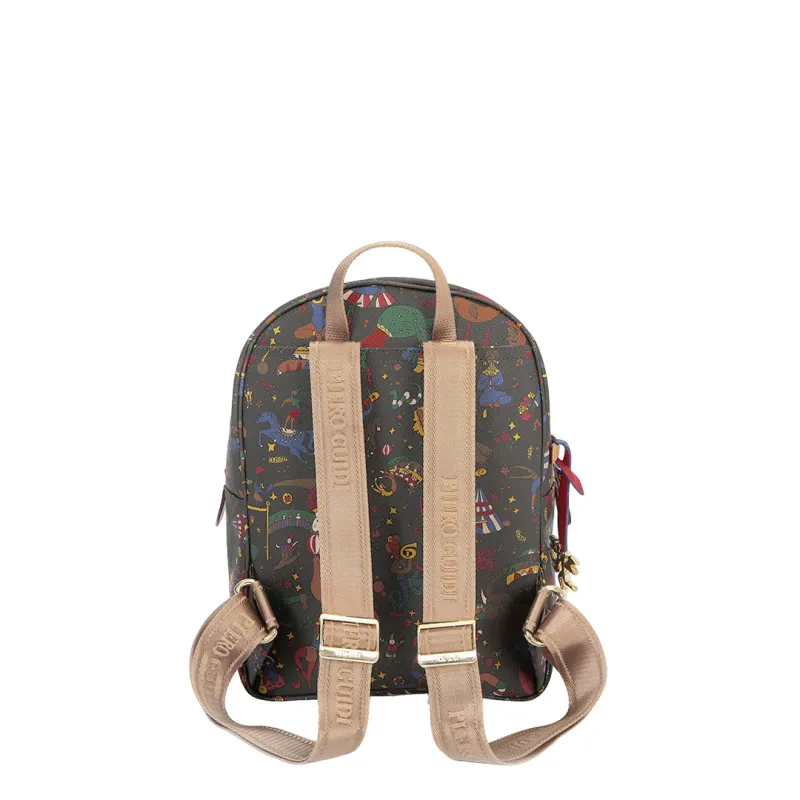 Mochila para mujer Piero Guidi Magic Circus, Marrón