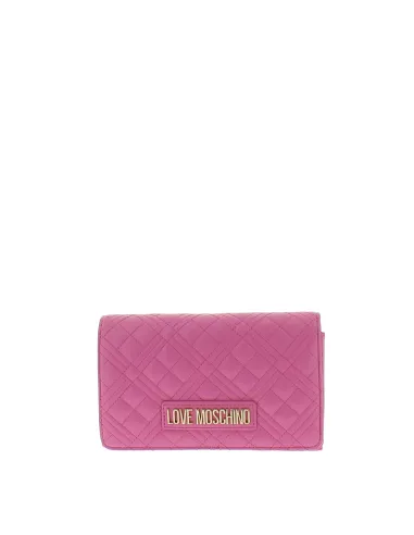 Love Moschino Gesteppte Clutch-Tasche, Fuchsia