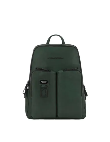 Piquadro Harper Leather PC Backpack, green