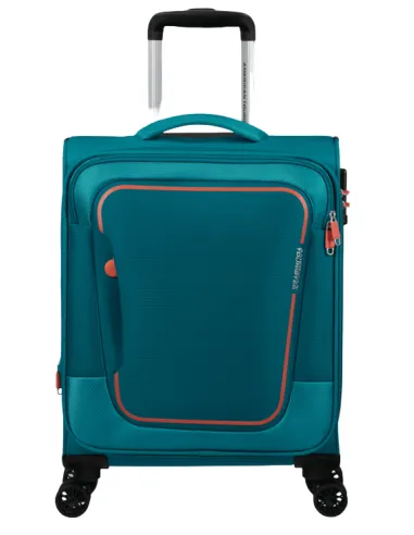 Erweiterbarer Kabinentrolley American Tourister Pulsonic, Stone Teal