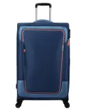 American Tourister Pulsonic large expandable trolley, Combat Navy