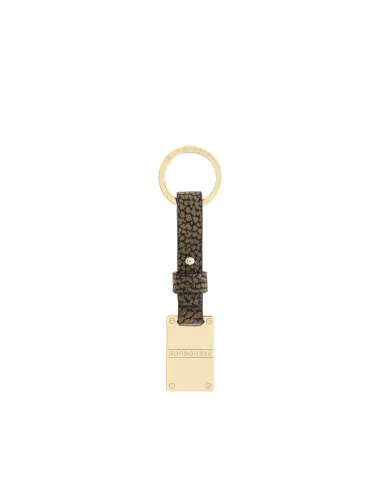 Borbonese women's key ring in fabric and metal