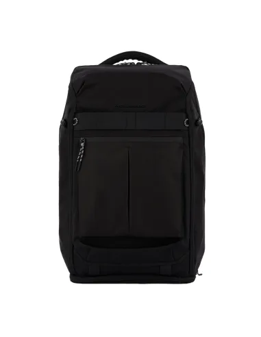 Reisetasche als Rucksack tragbar mit Laptop- und und iPad®-Fächern Piquadro Arne, schwarz