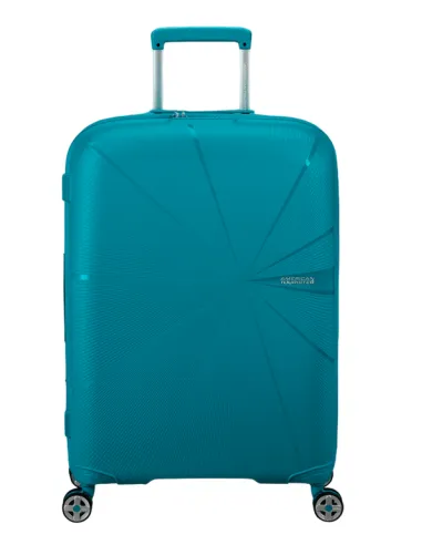 Expandierbarer mittelgroßer Koffer mit Rollen American Tourister Starvibe, verdigris