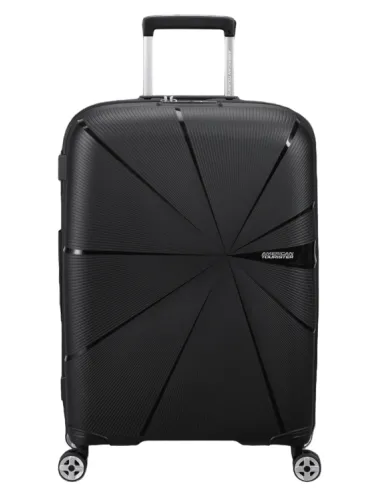 ìExpandierbarer mittelgroßer Koffer mit Rollen American Tourister Starvibe, schwarz