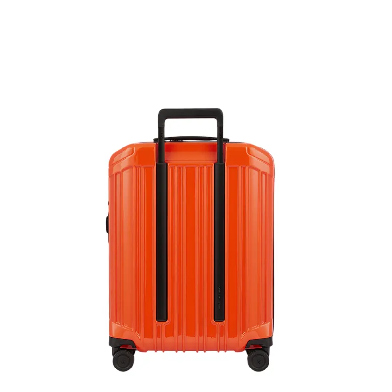 Piquadro PQ-Light Carry on, ultra slim hardside spinner with TSA lock,  orange