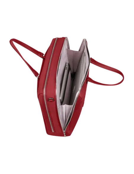 Samsonite Zalia 15,6 Laptop-Tasche mit zwei Fächern, rot