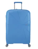 Large expandable trolley with four wheels, Tranquil Blue