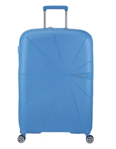 Large expandable trolley with four wheels, Tranquil Blue