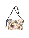 Borsa donna a tracolla Piero Guidi Magic Circus bianco-blu