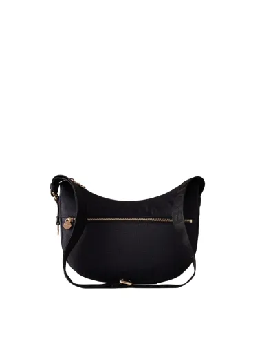 Borbonese luna bag small, dark black