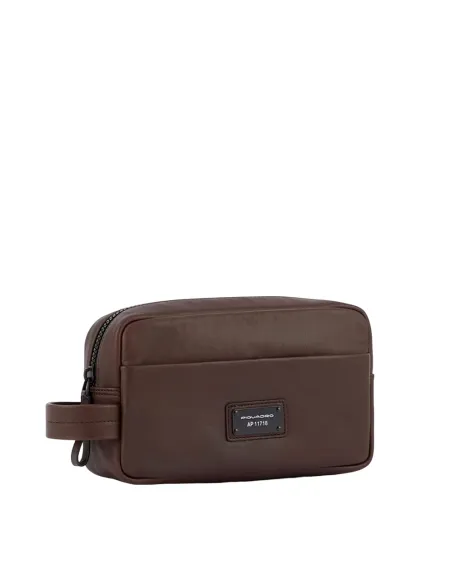 Piquadro Harper men's clutch bag, dark brown