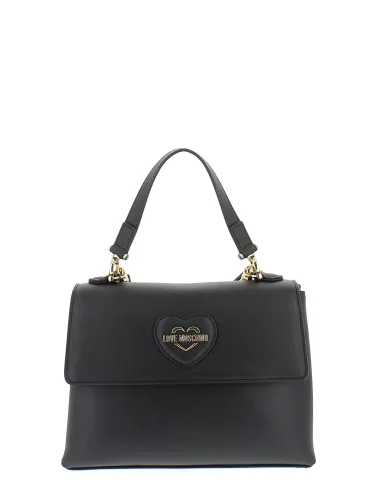 Borsa donna con un manico e pattina Love Moschino, nera