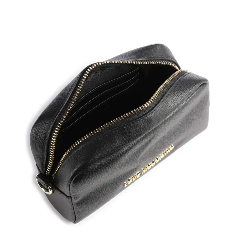 Love Moschino clutch bag with removable handle black