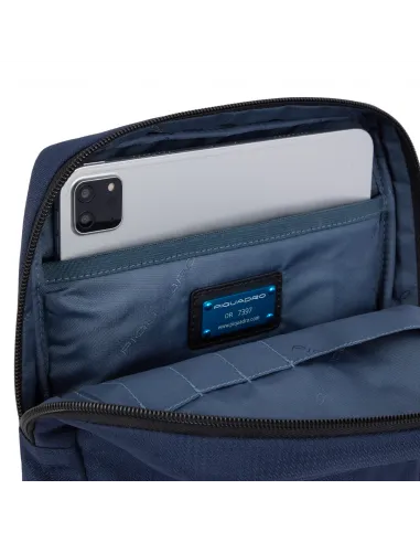 Mochila para ordenador y iPad® Piquadro Wollem, azul
