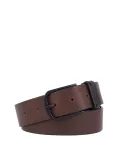 Piquadro Harper men's leather belt, brown