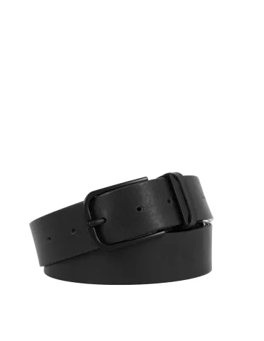 Piquadro Harper men's leather belt, black