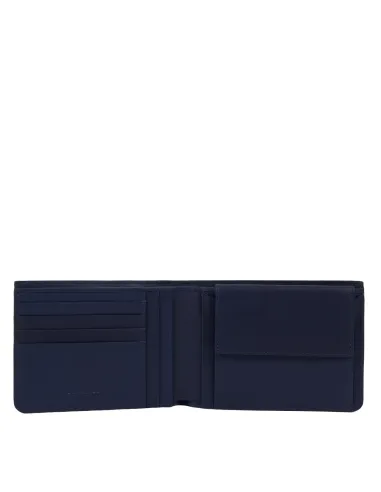 Piquadro Tiger Men's wallet with coin pocket, blue