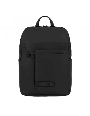 Piquadro Aye expandable 14" computer backpack, black