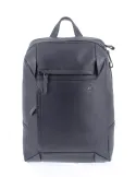 Piquadro Pan Computer-Rucksack aus Leder, blau