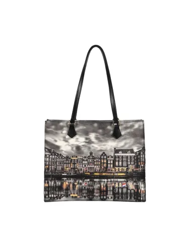 Borsa tote con cerniera -  Italia