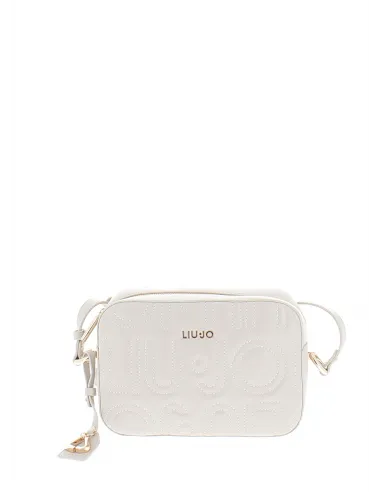 Liu Jo quilted cross body bag beige