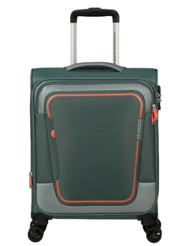 Erweiterbarer Kabinentrolley American Tourister Pulsonic, dark forest