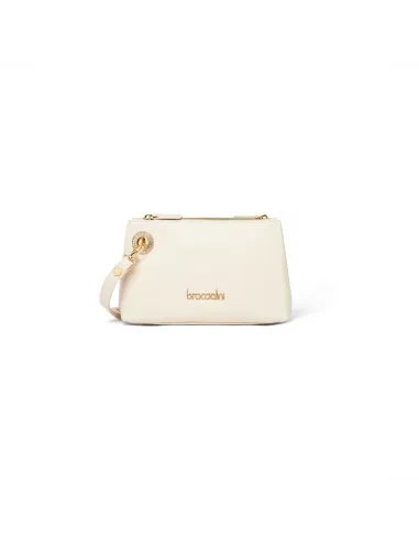 Kleine Damentasche aus Leder Braccialini Nora, beige