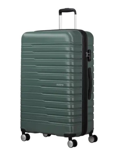 American Tourister Flashline large expandable Trolley, dark forest