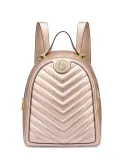 Pollini women's backpack, rose gold