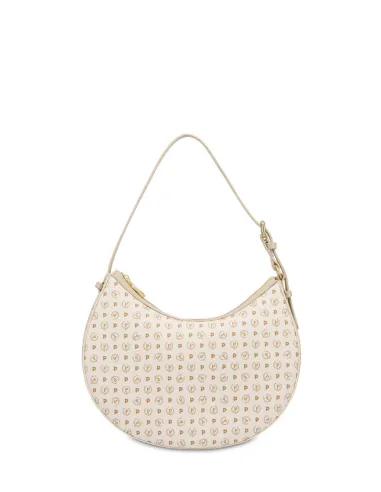 Pollini Heritage Hobo-Tasche, elfenbein-eis