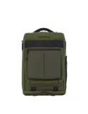 Piquadro Arne Computer and iPad®, LED-backpack in recycled fabric with shoe compartment, green