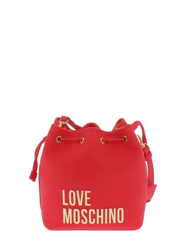 Love Moschino kleine Eimertasche, rot