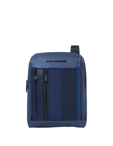 Piquadro Steve iPad® cross-body bag, blue