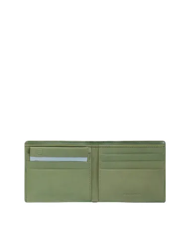 Piquadro Steve schmales Portemonnaie, grün