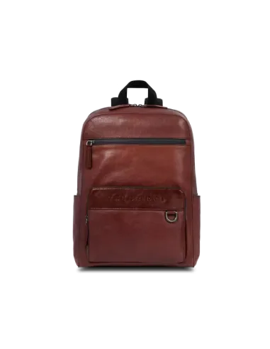 The Bridge Damiano laptop backpack with one compartment, brown