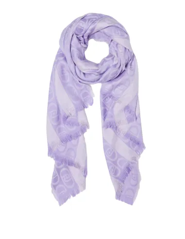 Liu Jo Monogram Scarf, violet