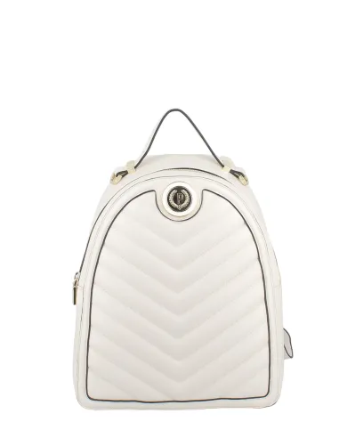 Pollini women's backpack, ivory