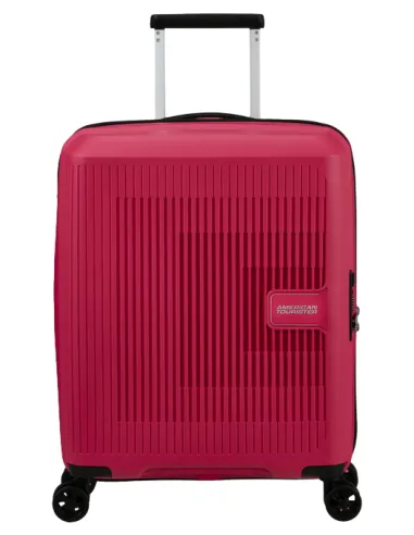 American Tourister Aerostep Cabin size, hardside Trolley, pink flash